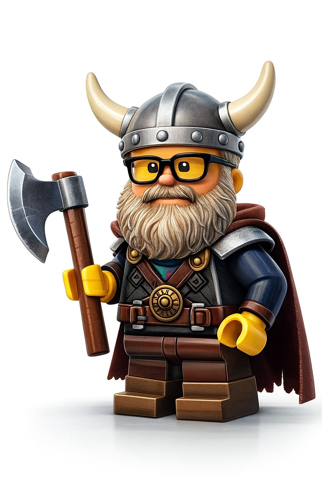 Rafe as a Viking LEGO minifig